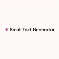 smalltxtgnrtor